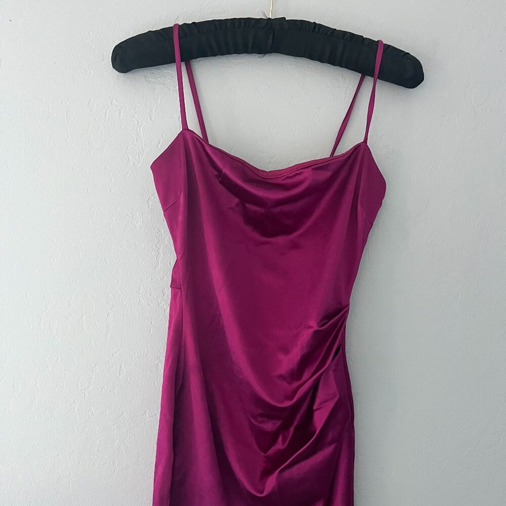 Hot  Pink Tight Homecoming Dress